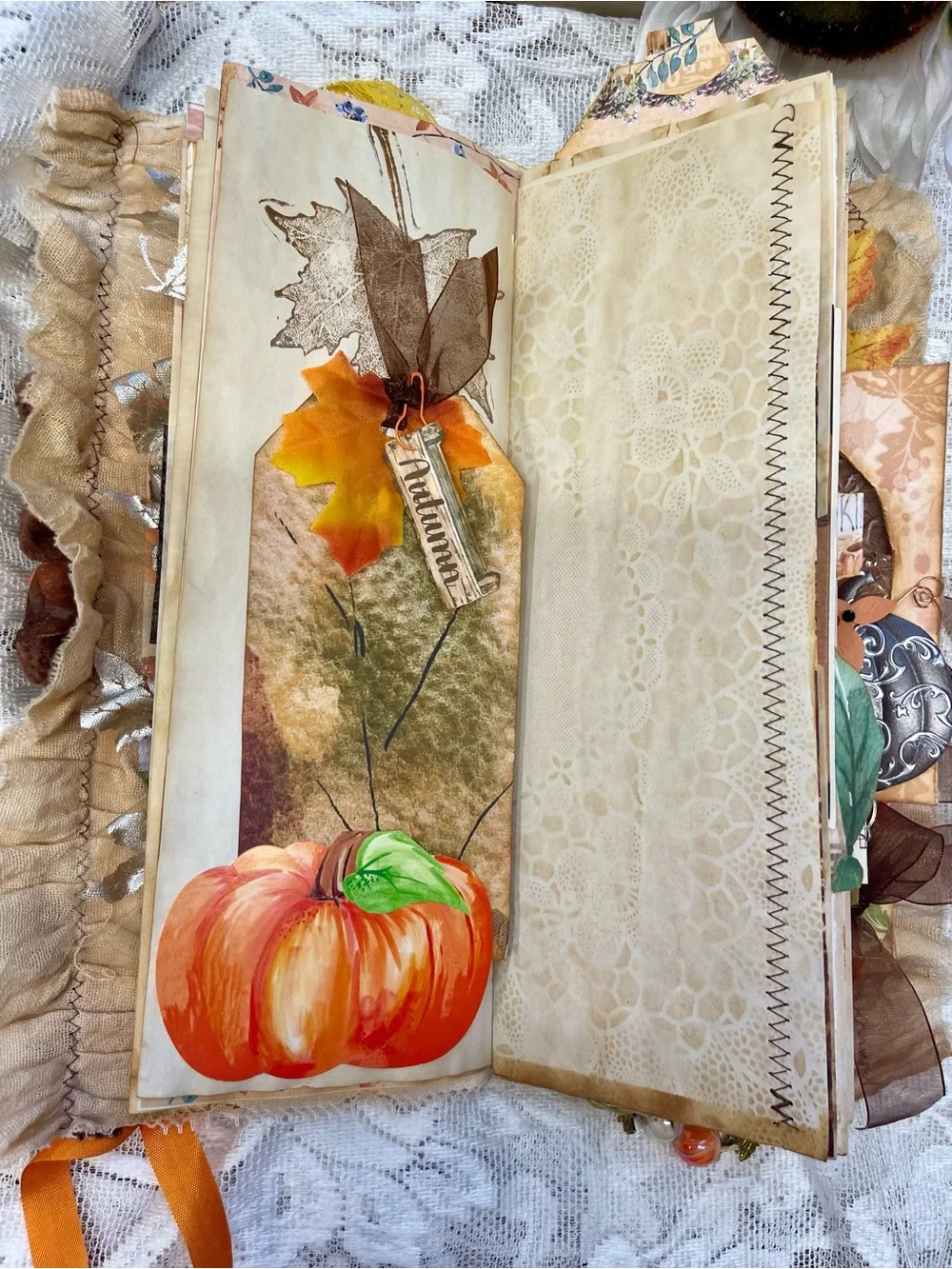 Handmade charming autumn
